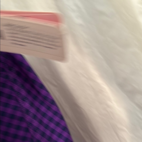 Purple and navy Checkered Golf pants - Picture 6 of 10